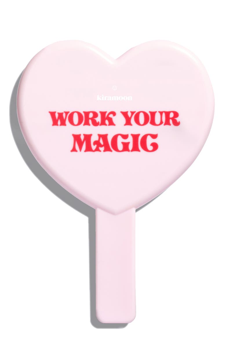 Kiramoon The Heart Mirror, Main, color, Pink