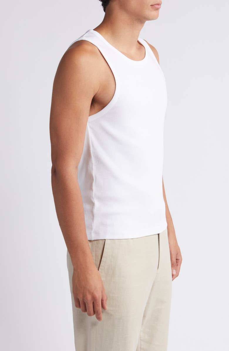 Wax London Montague Rib Stretch Cotton Tank Top, Alternate, color, 