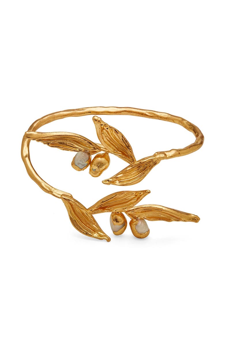 Dhwani Bansal HAYA BRACELET, Main, color, Gold Plated