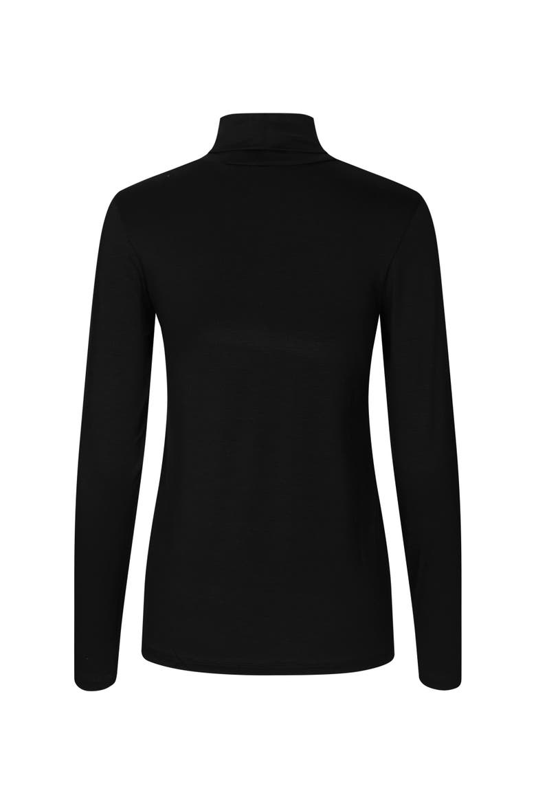 Mabrooklyn Roll Neck Top, Alternate, color, Black