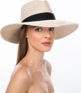 Eric Javits Daphne Broad Brim Straw Fedora