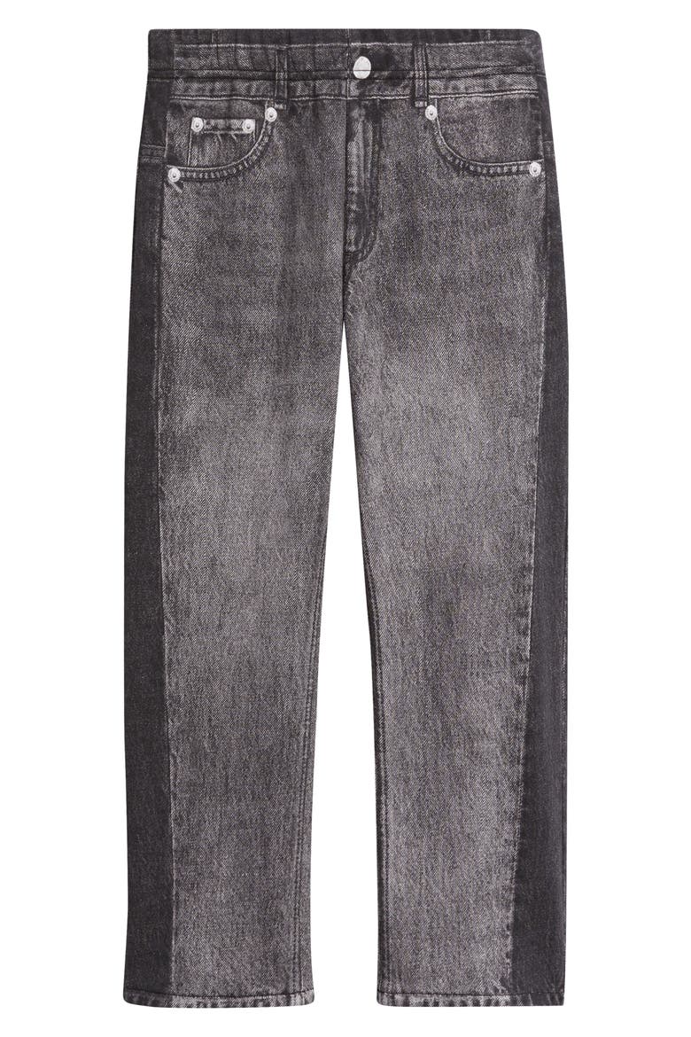 rb Miramar Mini Screenprint Cotton Terry Pants, Main, color, WASHED GREY