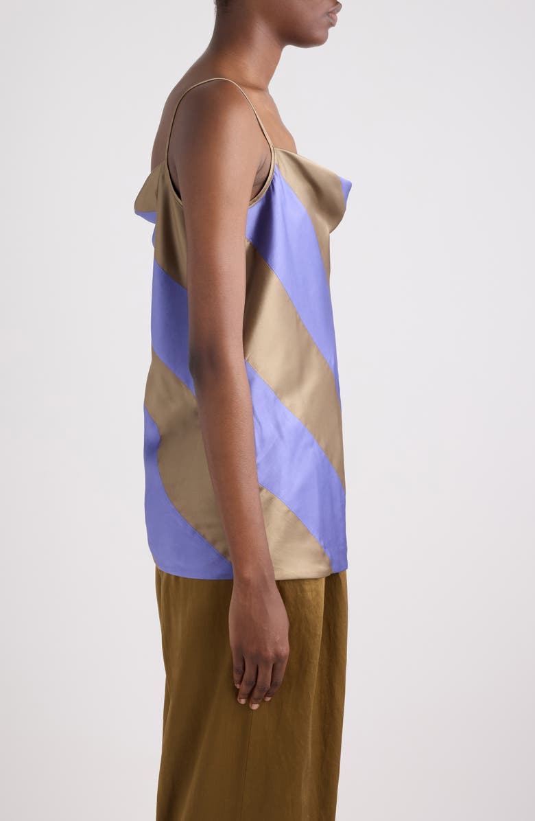 Dries Van Noten Bias Stripe Camisole, Alternate, color, Lavender