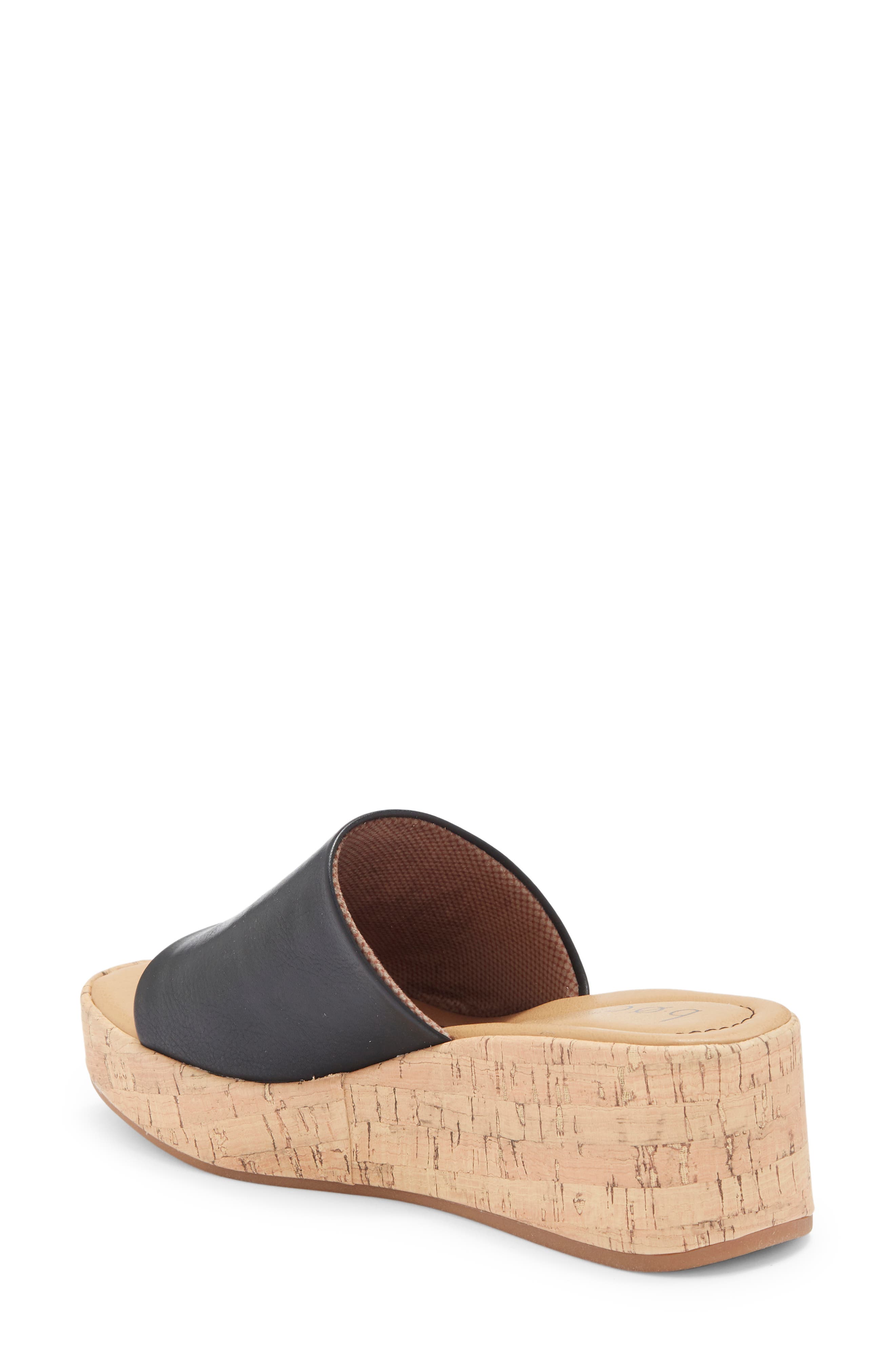 B O C BY BØRN Savia Platform Wedge Sandal, Alternate, color, Black