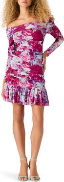 Steve Madden Berkely Floral Off the Shoulder Minidress