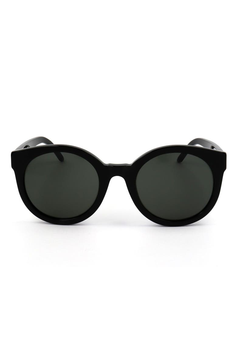 SUPER by RETROSUPERFUTURE<sup>®</sup> 47mm Round Sunglasses, Main, color, Black