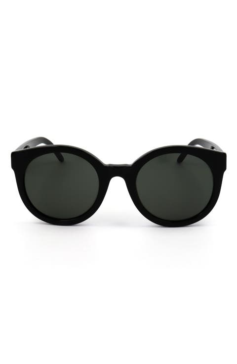 47mm Round Sunglasses