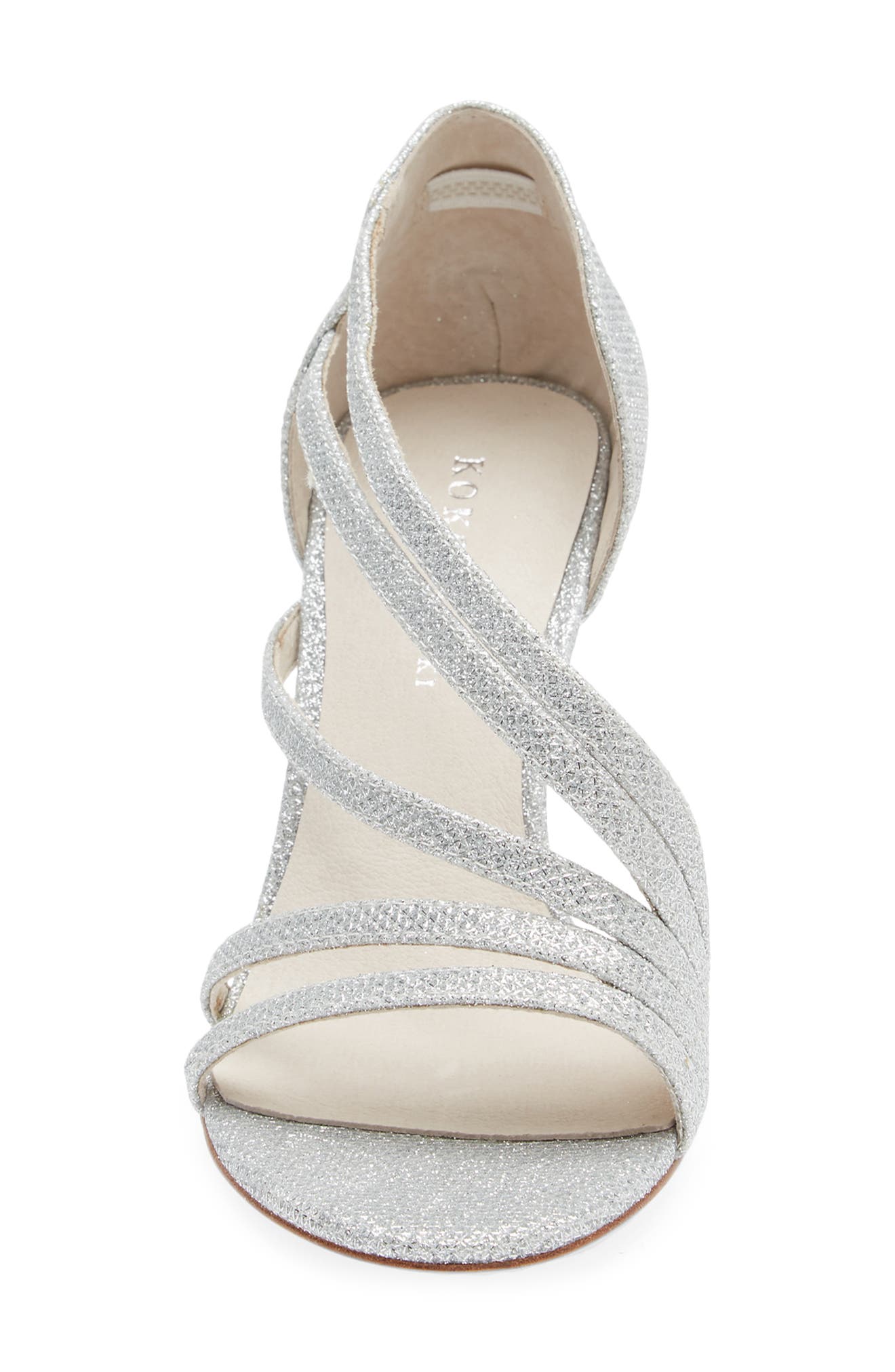 KOKO + PALENKI Omari Pump, Alternate, color, Silver Leather