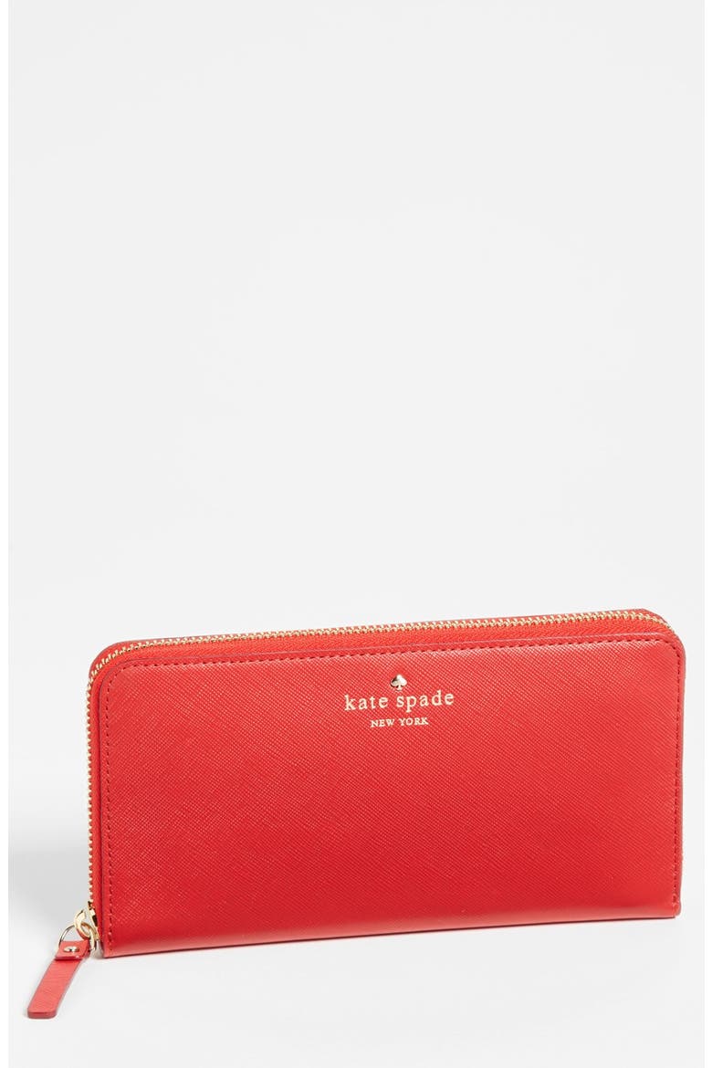 'mikas pond - lacey' zip around wallet, Main, color, GARNET