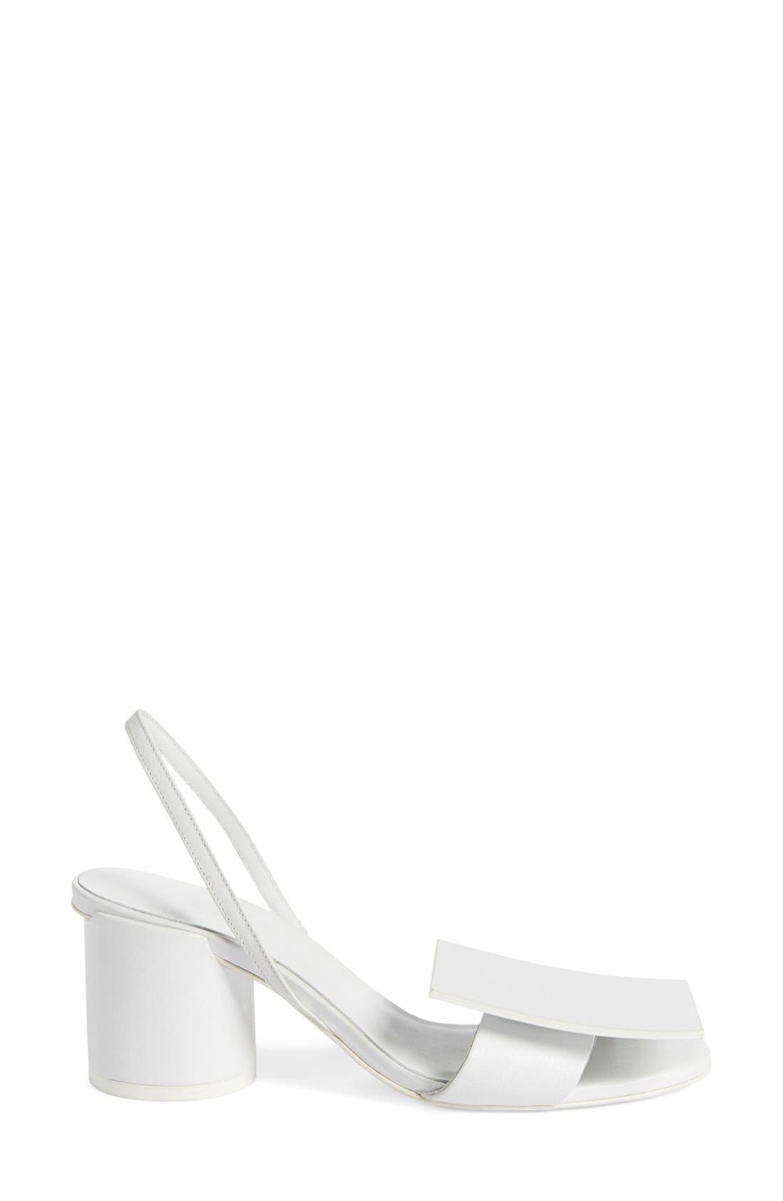 Jacquemus 'Rond Carré' Slingback Sandal, Alternate, color, 