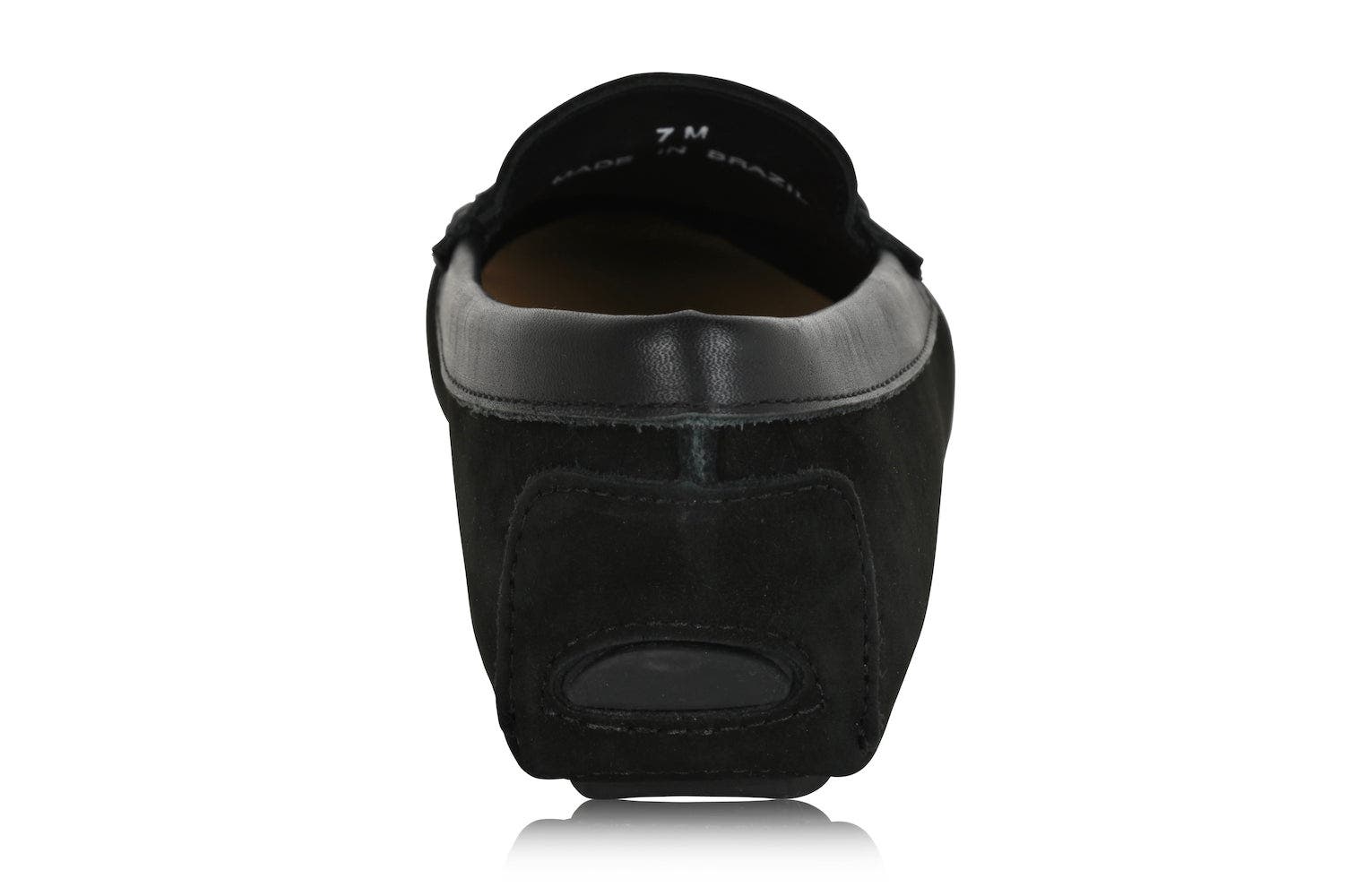 Joan Oloff Shoes PIPER Leather Driving Loafer, Alternate, color, Black