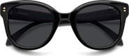Polaroid 50mm Polarized Round Sunglasses
