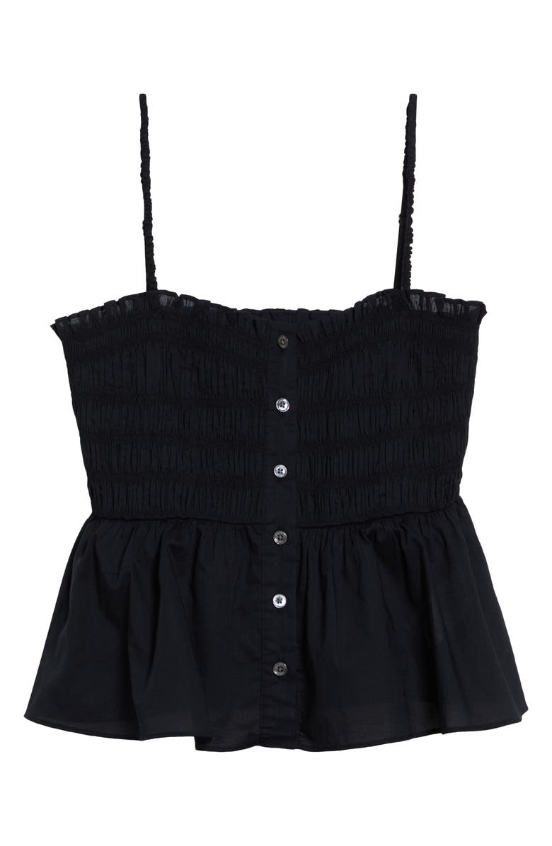 Veronica Beard Tullia Smock Top, Alternate, color, Black