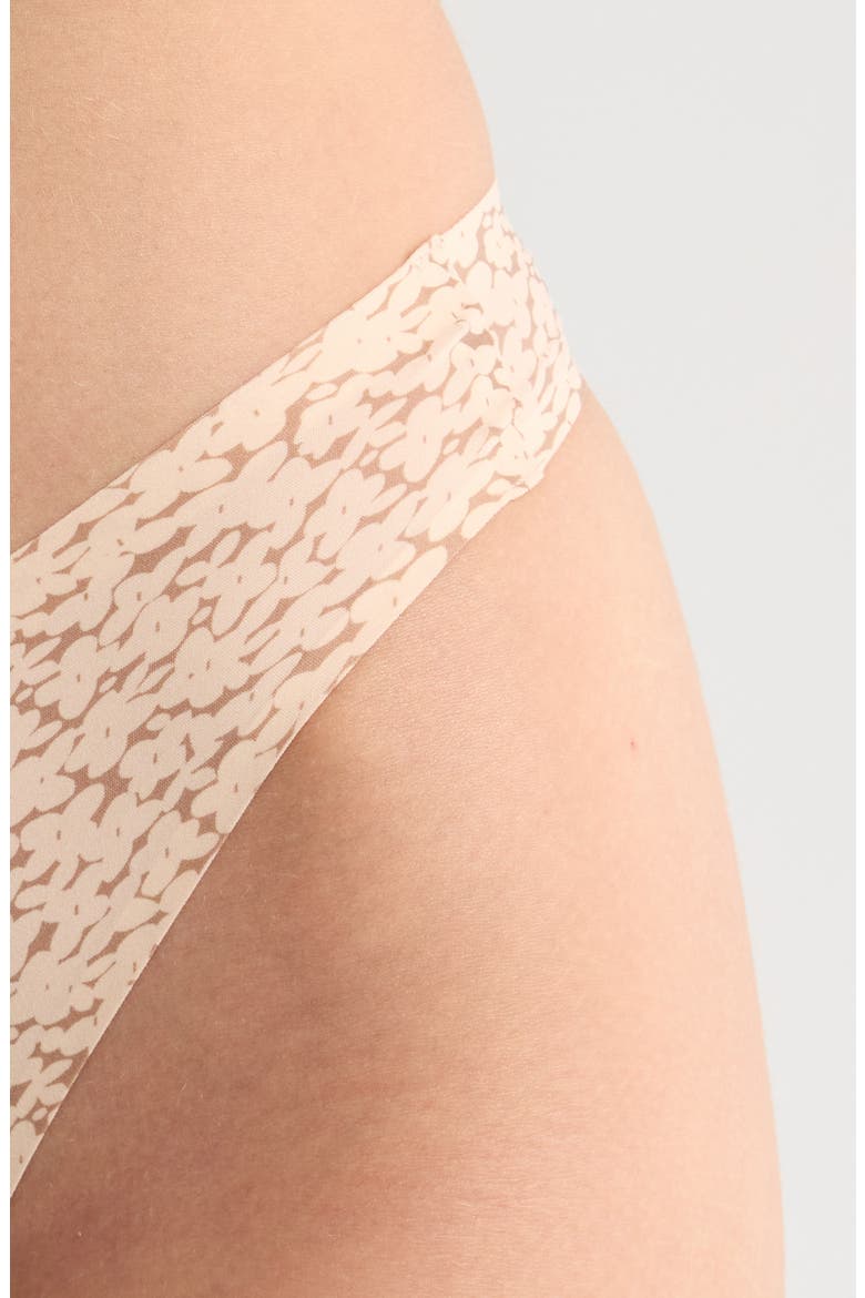 Soft Stretch Thong, Alternate, color, NORAH NUDE PRINT