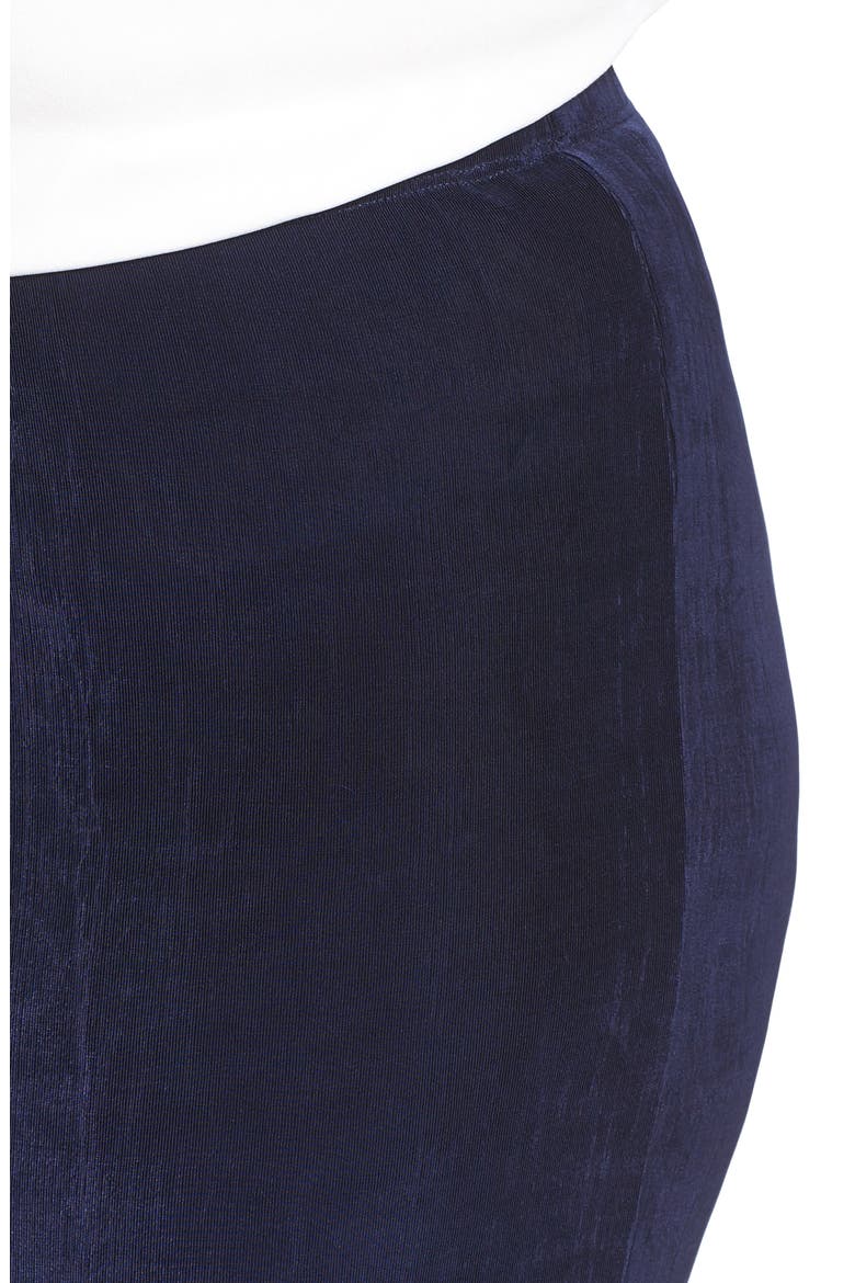High Rise Stretch Knit Crop Pants, Alternate, color, NAVY