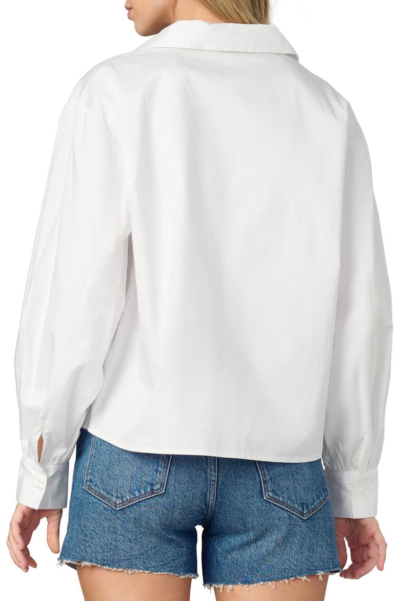 The Popover Johnny Collar Top, Alternate, color, WHITE