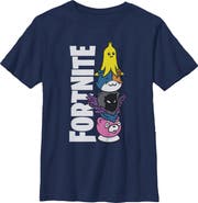 FORTNITE Boys' Cute Characters Logo Graphic Short Sleeve T-Shirt