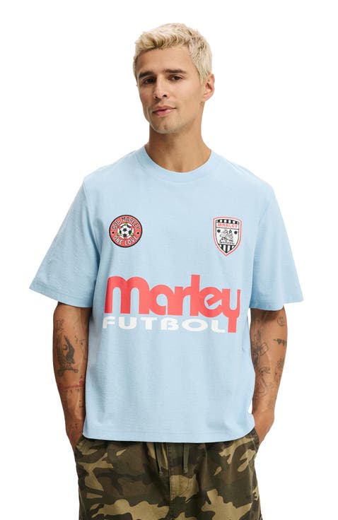 Men's Cropped Fit Music T-Shirt