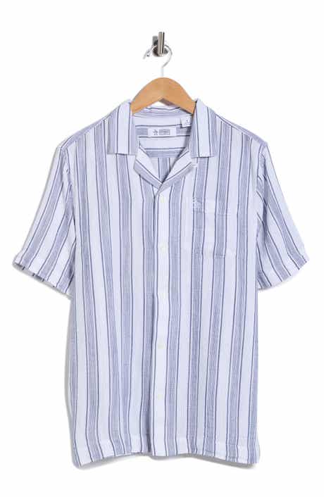 Original Penguin Textured Cotton Blend Camp Shirt