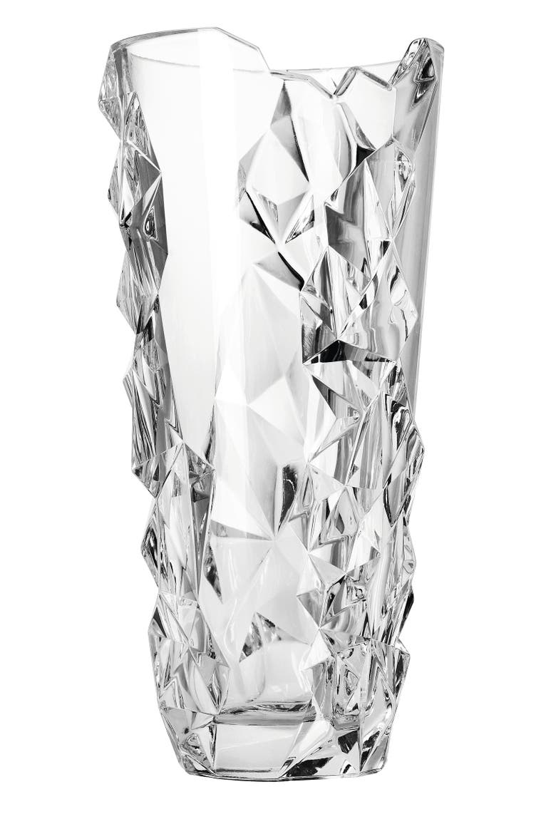 Sculpture 13" Vase, Main, color, Clear