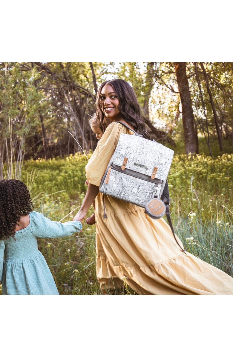 Petunia Pickle Bottom x Disney Playful Pooh Meta Diaper Backpack, Alternate, color,