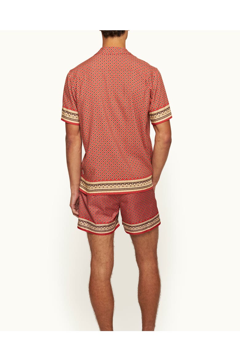 Maitan Relaxed-Fit Shirt, Alternate, color, Summer Red