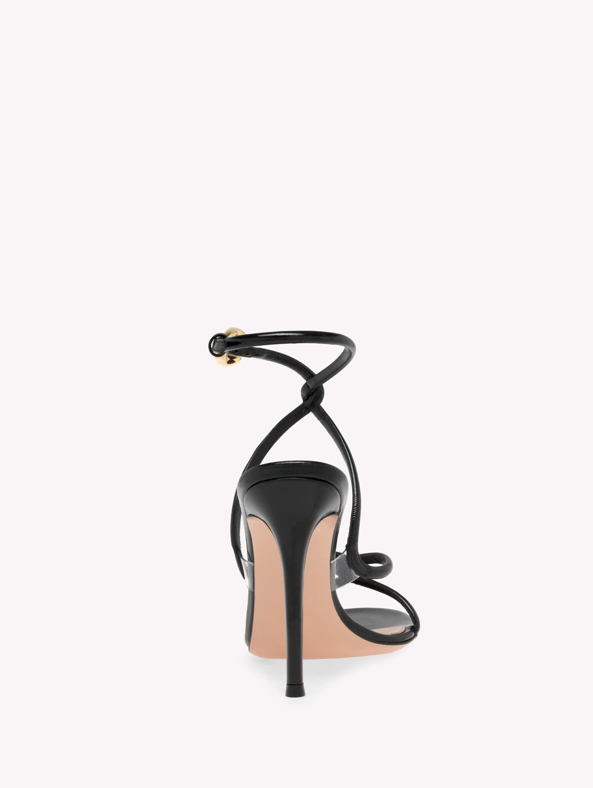 Gianvito Rossi Jungle Mamba Sandals, Alternate, color, Black