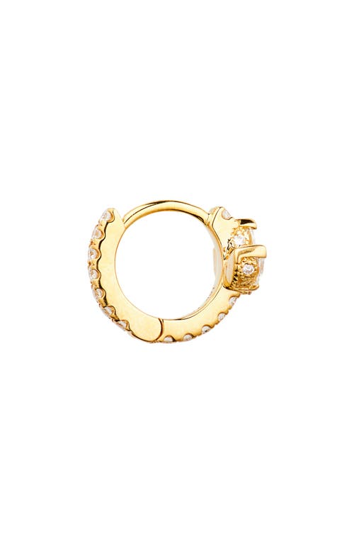 Maria Tash Diamond Lotus Eternity Huggie Hoop Earring