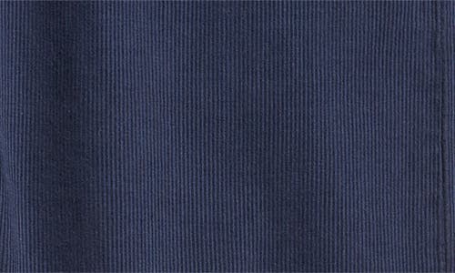 Tom Ford Microcorduroy Slim Fit Five-pocket Pants In Hb825 Navy
