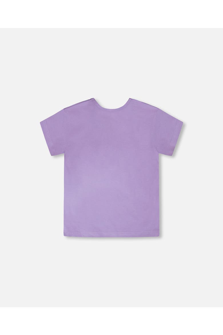 Organic Cotton Jersey Sneakers Short Sleeve T-Shirt, Alternate, color, Mauve