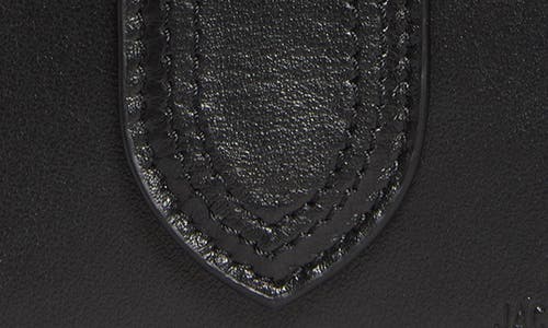 Jacquemus Debossed-logo Polished-finish Cardholder In Black