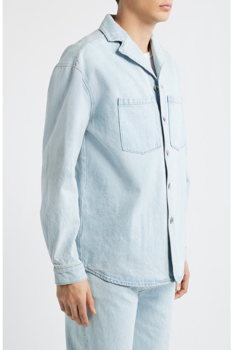 Denim Shirt Jacket, Alternate, color, LIGHT WASH