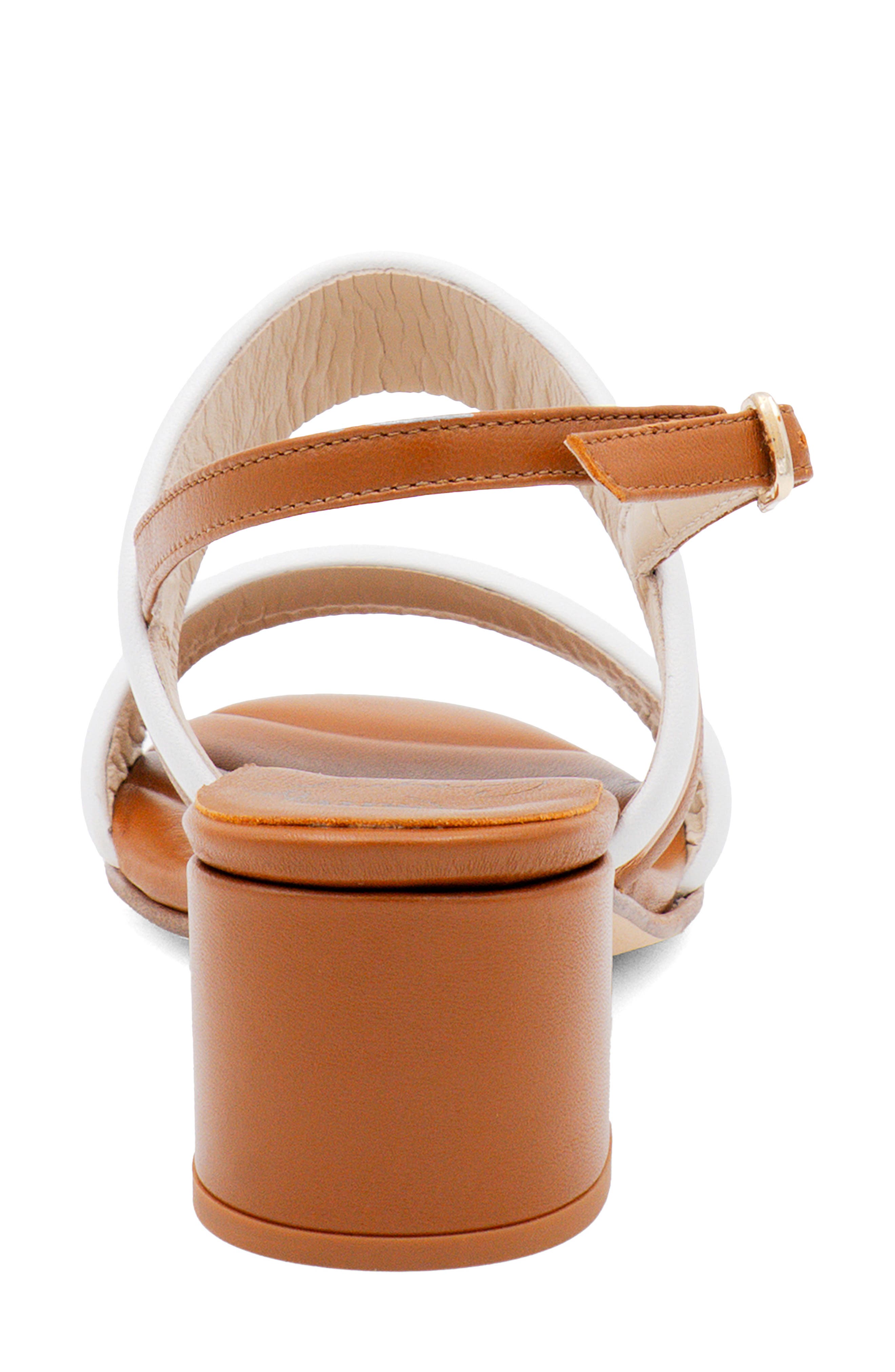 Macedonia Sandal, Alternate, color, NUT/ NATURAL/ WHITE PARMASOFT