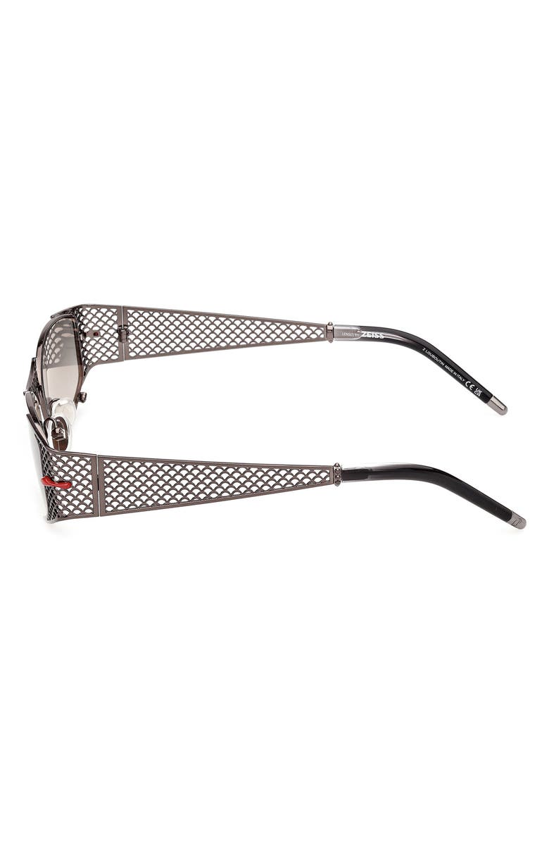 Christian Louboutin 55mm Gradient Oval Sunglasses, Alternate, color, 