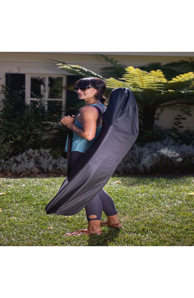 Picnic Time Outdoor Black Rocking Camp Chair, Alternate, color, 