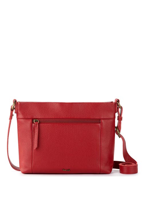 The Sak Melrose Crossbody Leather Bag In Red