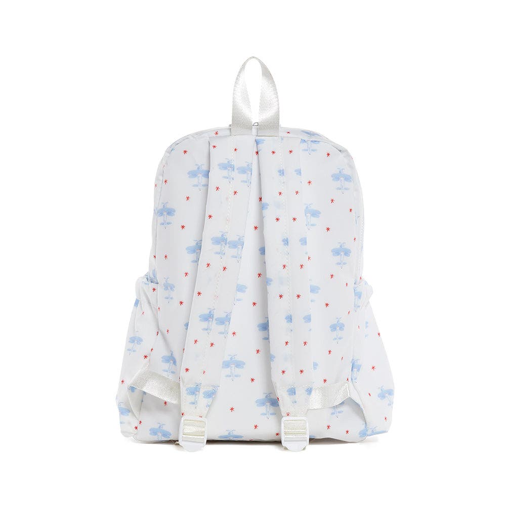 David's Airplane Backpack, Alternate, color, White