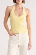 Abound Rib Knit Halter Top