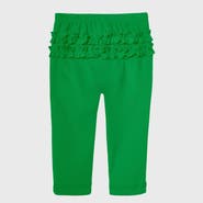 CITY THREADS Girls Ruffle Butt Soft 100% Cotton Leggings