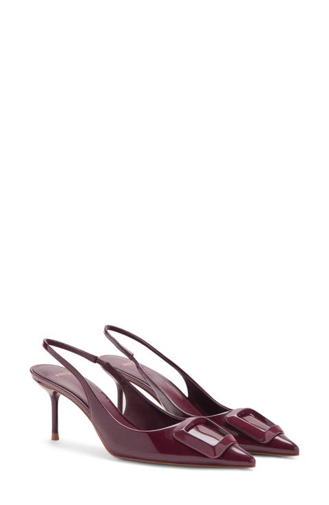 Slingback Pointed Toe Pump (Women)