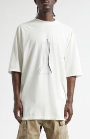 Rick Owens DRKSHDW Jumbo Temple Graphic T-Shirt