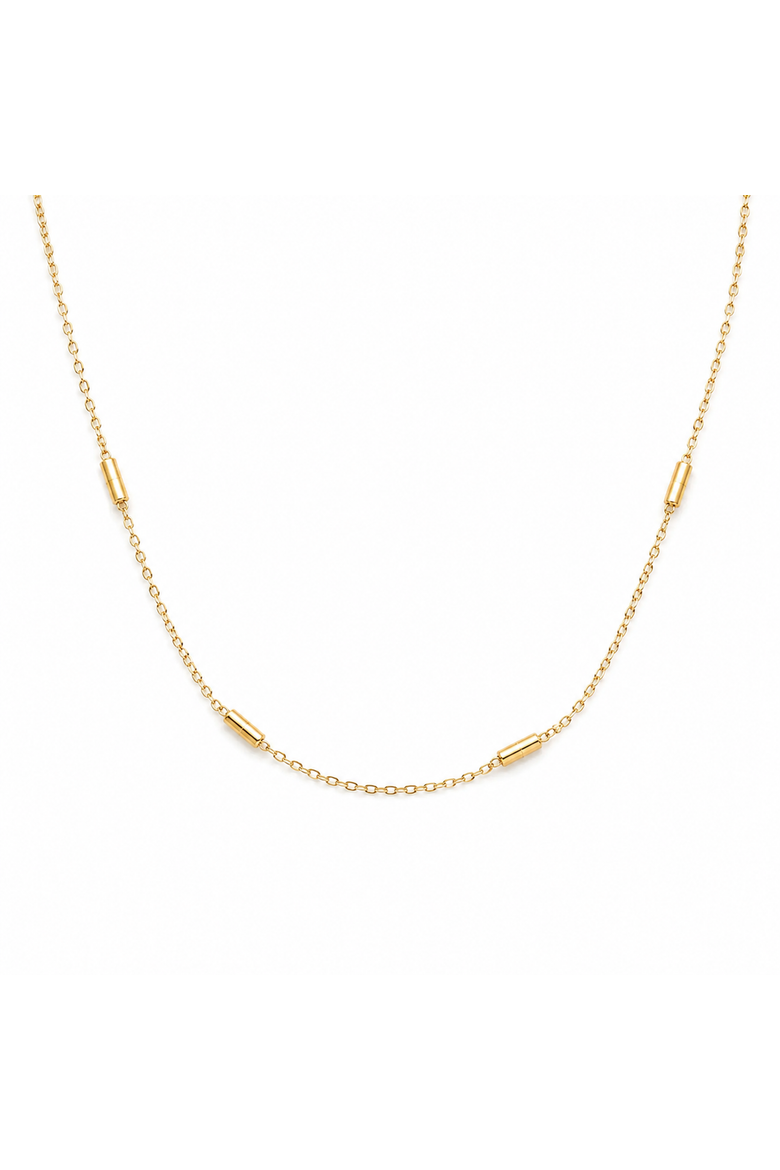 The Mini Bar Layering Chain, Main, color, Gold
