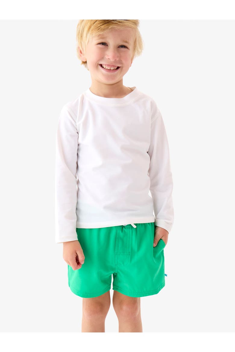 Color Changing Performance Hybrid Swim Trunks, Alternate, color, Bright Green Gators