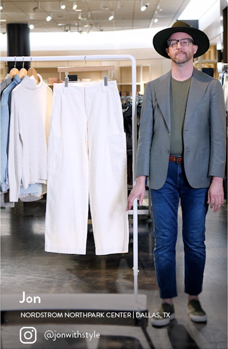 Utility Cotton Twill Cargo Pants, sales video thumbnail