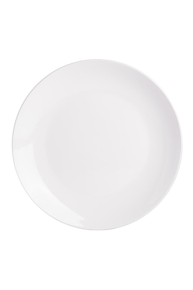 Ogalla Porcelain Plates, Bowls & Mugs Dinnerware Set, Alternate, color, White
