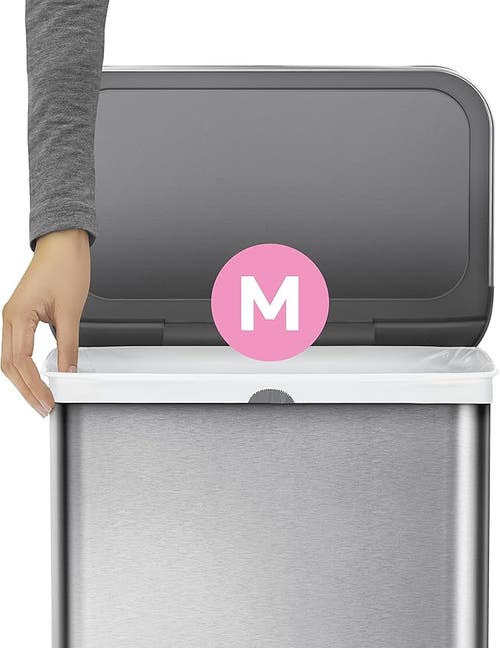 Simplehuman Code M Custom Fit Liners With Quick Dispense Packs In White