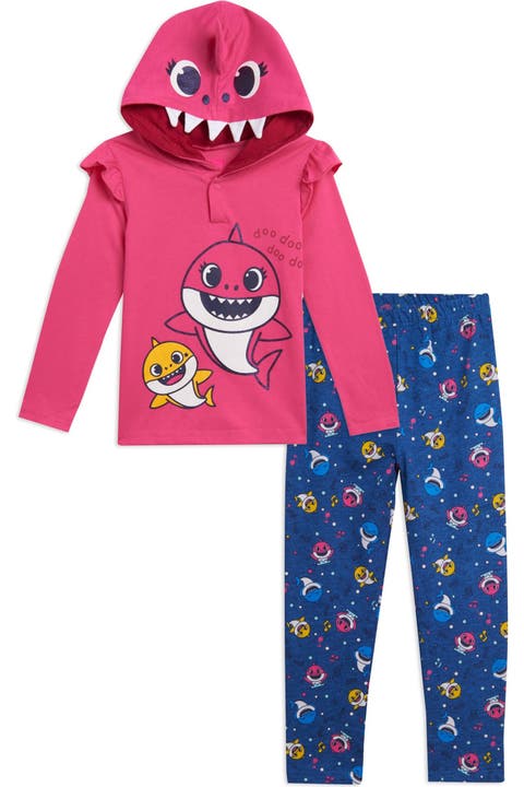 Baby Shark 2-Piece Hoodie and Leggings Set