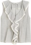 Madewell The Blaire Ruffle Sleeveless Top