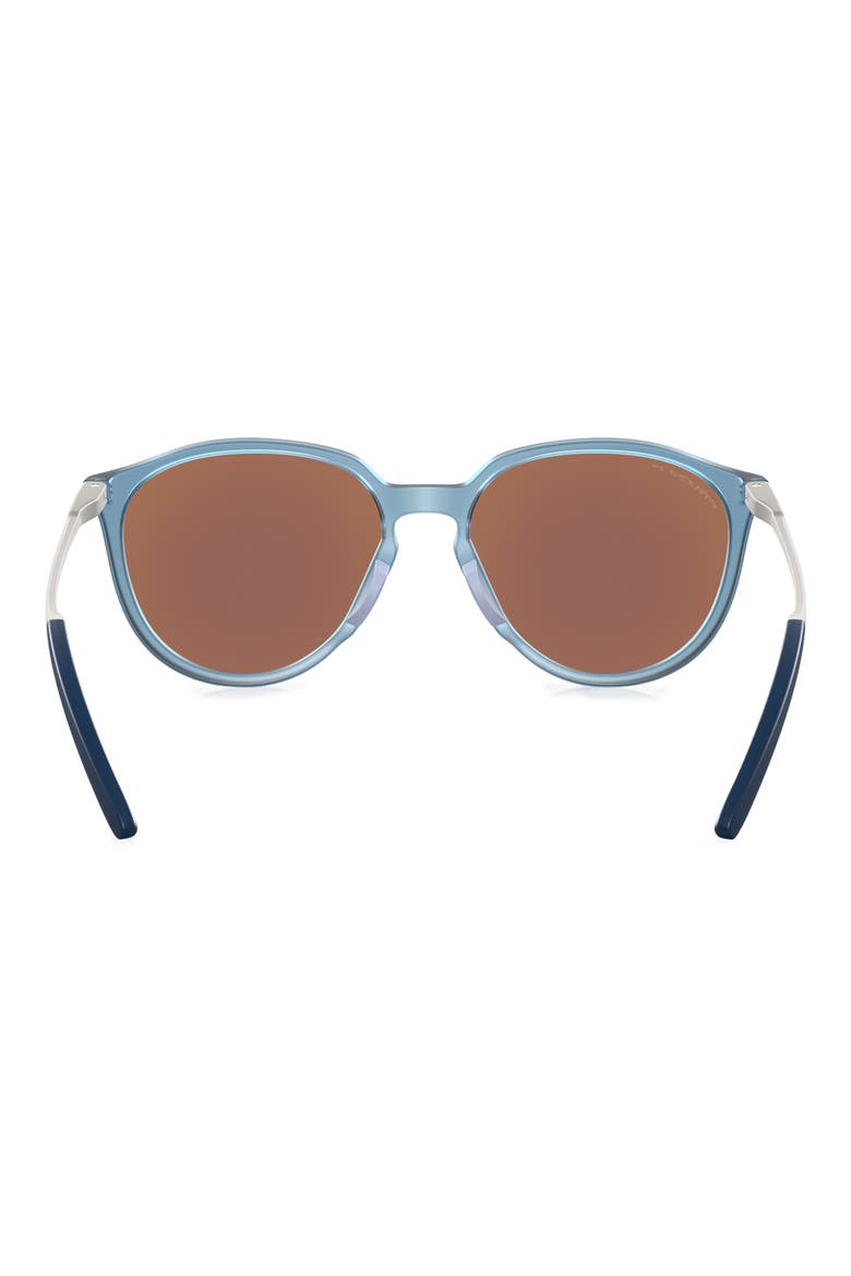 Sielo 57mm Polarized Round Sunglasses, Alternate, color, DARK GREY
