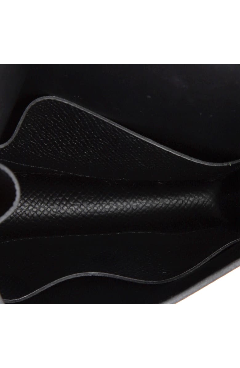 Pre-Owned Hermes Constance Slim Wallet Epsom, Alternate, color, Noir